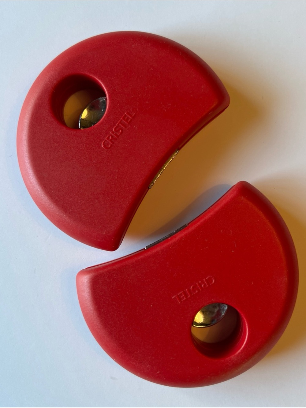 Cristel France Removable Handles Red/Rouge Made In France
